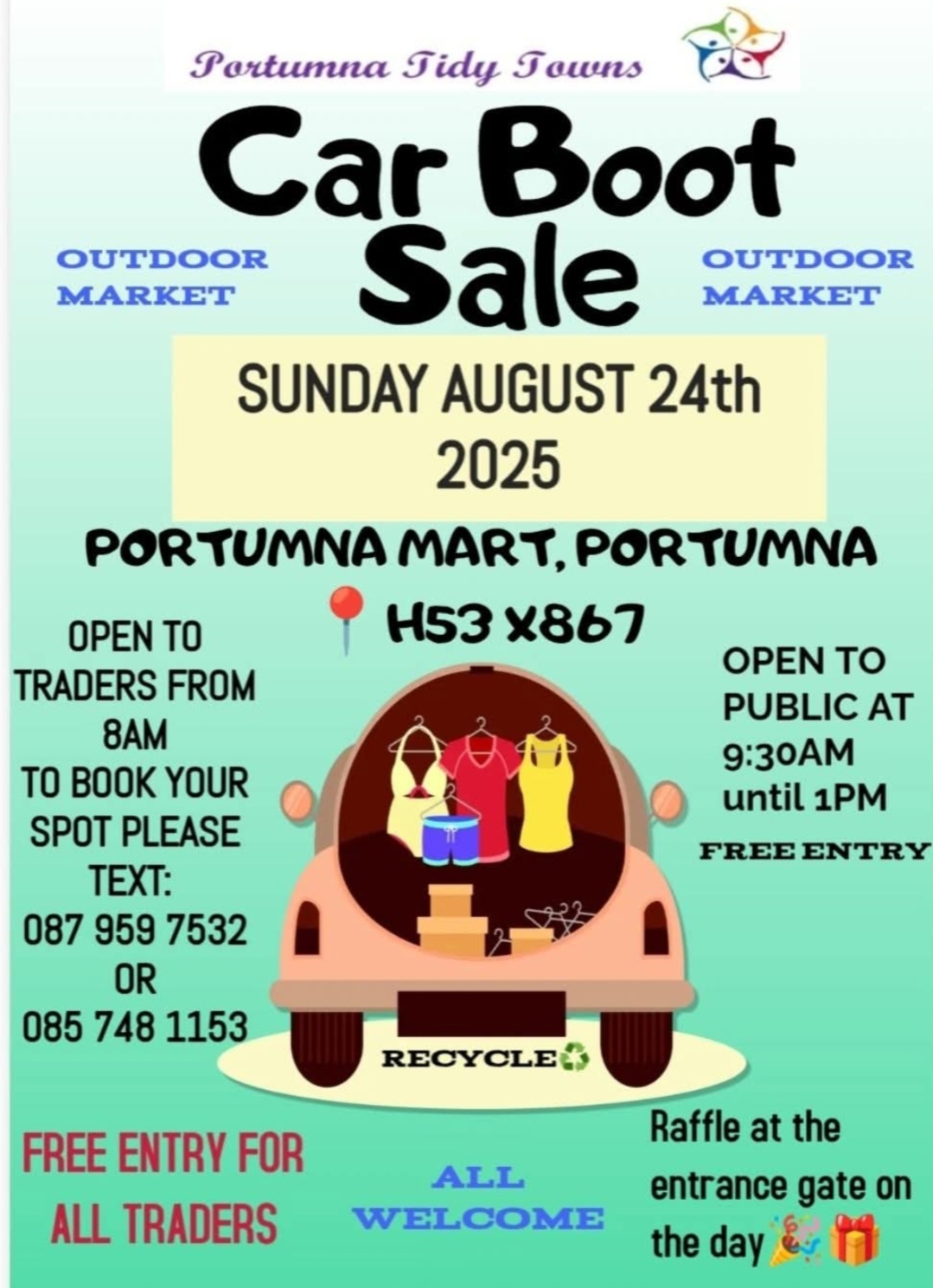 Car Boot Sale - Portumna
