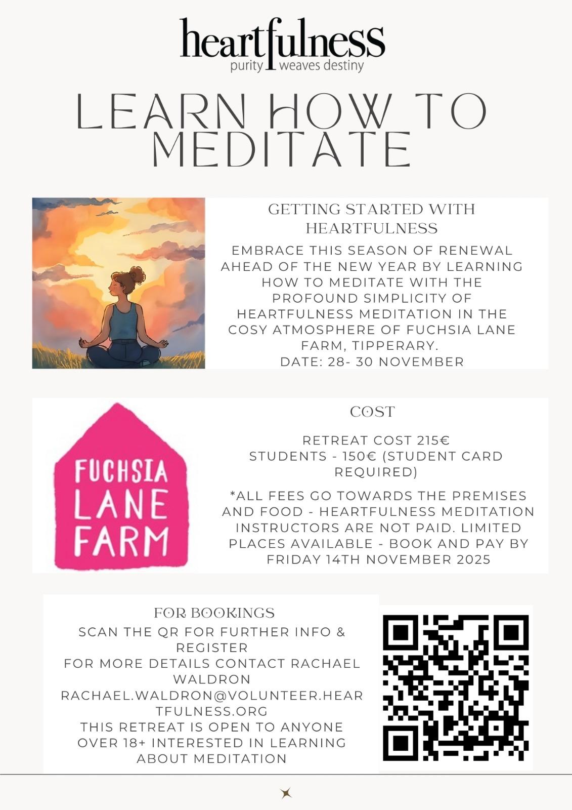 Learn how to meditate