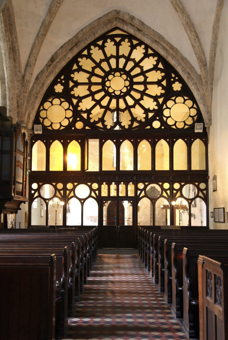 Inside St Flannan's Cathedral