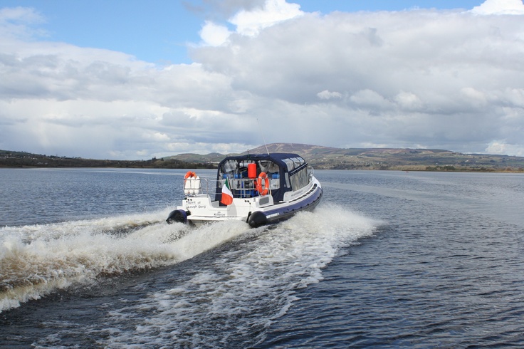 Powerboat on Lough Derg