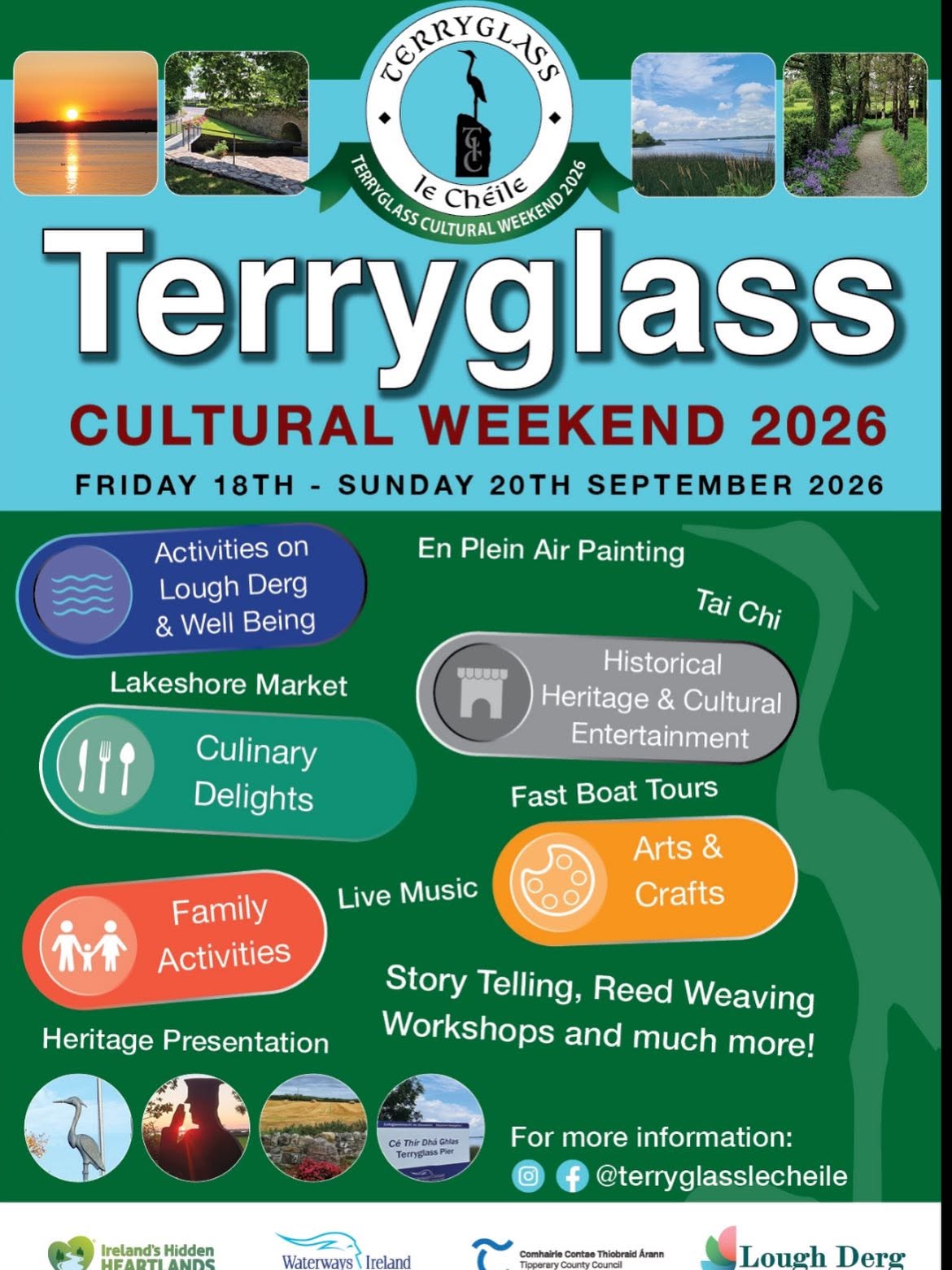 Poster for the Terryglass Cultural Weekend.